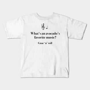 What's an Avocado's Favorite Music? Kids T-Shirt